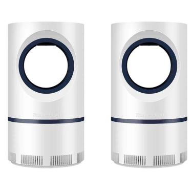 Imagem de Kit 2 Luminárias Mata Mosquito Led Noturna Usb Bivolt