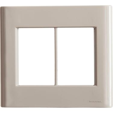 Imagem de Placa 6 Postos 4x4 Tramontina Giz Fendi Soft Touch Sem Suporte Tramontina