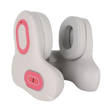 Imagem de Travesseiro de Pescoço de Viagem Com Fone de Ouvido Bluetooth, Função de Aquecimento, Travesseiro de Avião de Espuma de Memória para Suporte da Cabeça, Travesseiro de Música