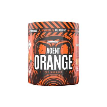Imagem de Pré Treino Agent Orange 250g New Millen Limão Com Hortelã