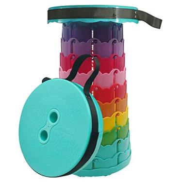 Imagem de Fuuaiyim Banco De Acampamento Dobrável Telescópico, Assento Retrátil Ultraleve E Resistente Para Áreas Externas