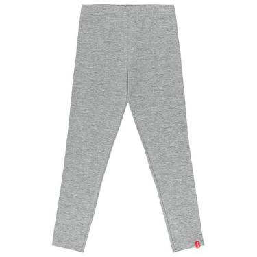 Imagem de Legging Cotton Infantil Menina Kely Kety, Cinza, 01