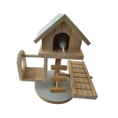 Imagem de ＡＷＨＡＯ Hamster Hamster House com escada Montagem Easidade