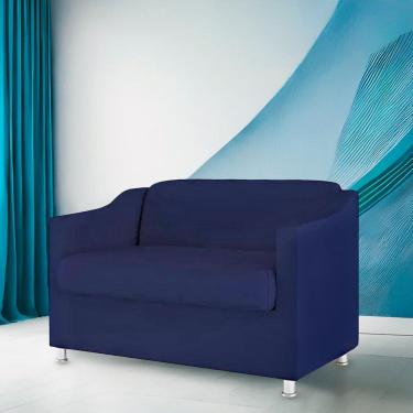 Imagem de Namoradeira Bia Decorativa Reforçada Recepção Clinica Salão Sala De Estar Suede