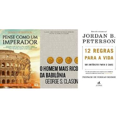 Imagem de kit 3 LIVROS Pense como um imperador + O homem mais rico da Babilônia 