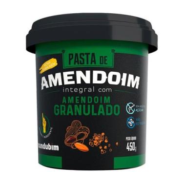 Imagem de Pasta de Amendoim Integral Mandubim com Amendoim Granulado Sem Açúcar 
