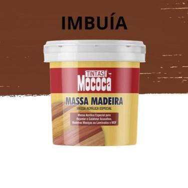 Imagem de Massa acrílica madeira 350g todas as cores mococa alto poder de enchim