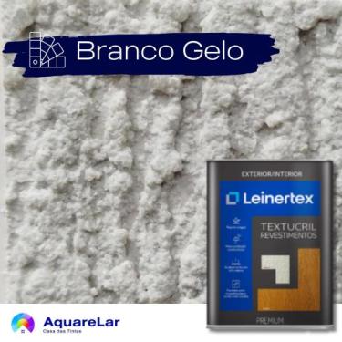 Imagem de RÚSTICO (GRAFIATO) TEXTUCRIL LEINERTEX 23Kg, BRANCO GELO