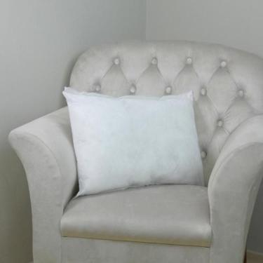 Imagem de Refil Enchimento de Almofada Decorativa Retangular de Silicone 60x40cm