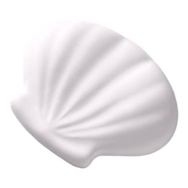 Imagem de BaotyJie Apoio de Pulso de Silicone para Mouse, Mouse Pad Ergonômico, Base Antiderrapante, Suporte de Pulso para Mouse de Computador, Branco