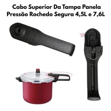 Imagem de Cabo Superior Da Tampa Panela Pressão Rochedo Segura 4,5L e 7,6L Fecha