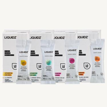 Imagem de LIQUIDZ® - Eletrólitos Zero Açúcares - 4 Sabores - Kit 4 Caixas - 56 sachês-Unissex