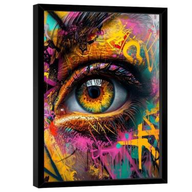 Imagem de Quadro Decorativo Olhar Grafite