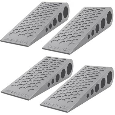 Imagem de Rolhas de porta para parte inferior da porta de borracha premium cunha de batente de porta feita nos EUA design de favo de mel resistente para carpete, azulejo, ideal para casa, escola, comercial