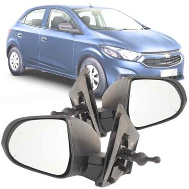 Imagem de Par Retrovisor Onix Prisma Manual 2012 2013 2014 2015 2016 2017 - Retr