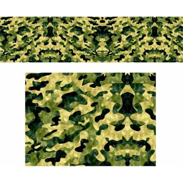 Imagem de Adesivo Camuflado Militar Camoflauge Pattern Verde 2,00X0,50