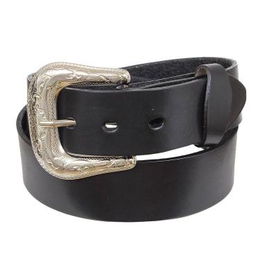 Imagem de Cinto de Couro Liso Preto Cow Way 36245