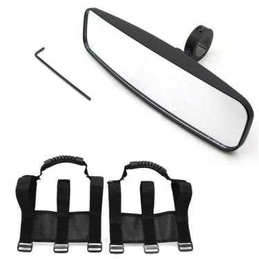 Imagem de NBX- (UTV-002+022) Espelho retrovisor de alto impacto compatível com UTV POLARIS RZR XP 1000 900 800