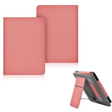Imagem de Capa para 7" Kindle Oasis 10ª/9ªGeração(Lançado em 2019/2017, modelo: S8IN40/CM24WI), PU Estojo caso vertical em pé com ativação/repouso automático e alça de mão (14)