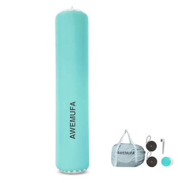 Imagem de AWEMUFA Para-choque inflável de barco de 1,8 m para ancoragem pesada, para-choque grande para ancoragem, para-choque inflável para barco pontão, barco de pesca, iate pequeno (sem bomba)