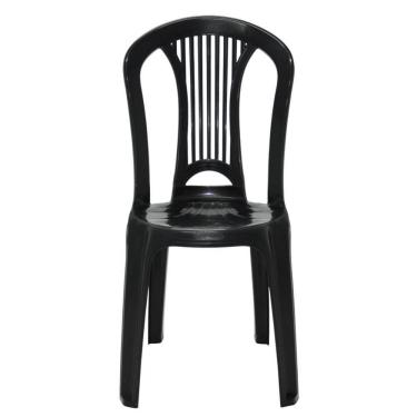 Imagem de Jogo 4 Cadeiras Bistrô Tramontina Atlântida Em Polipropileno Preto