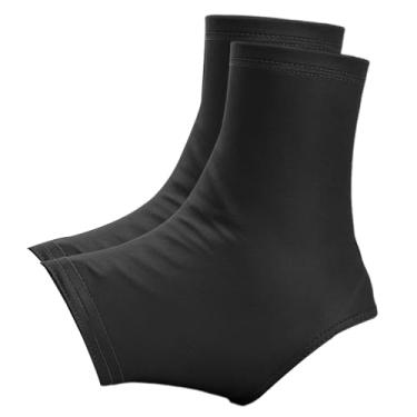 Imagem de menolana Protetor de chuteiras antiderrapantes para futebol, ajuste universal, proteção contra detritos de gramado, suporte de tornozelo, protetor de chuteiras, Preto