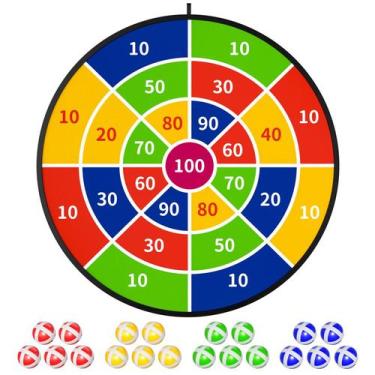 Imagem de Dart Board TEMI 29 Large para crianças com 20 bolas adesivas