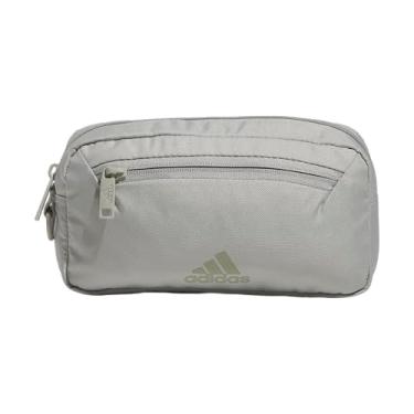 Imagem de adidas Bolsa de cinto essencial 2.0 com alça ajustável para festivais e viagens, Cinza metálico/cinza pena, One Size, Bolsa de cinto essencial 2.0 com alça ajustável para festivais e viagens