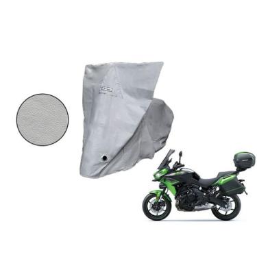 Imagem de Capa Protetora Moto Kawasaki Versys Touring com Baú Cinza - Kahawai, c