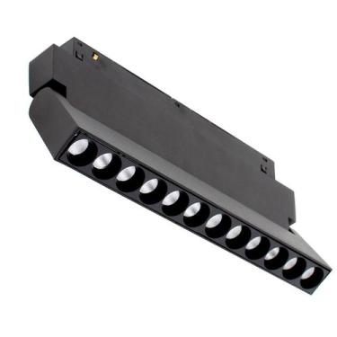 Imagem de Luminária Led Magnética Dobrável 12W 48V Preto Galaxy Led BQ