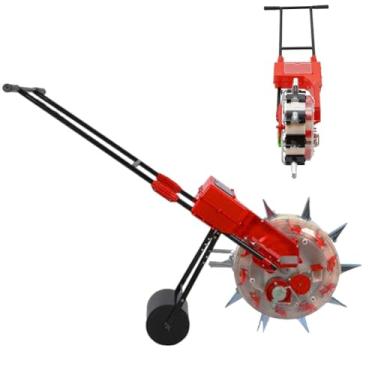 Imagem de 6 mouths,Semeadora manual de jardim de rolo, dibbler multifuncional pequeno totalmente automático, quantitativo preciso e equidistante, adequado para plantar soja, amendoim, milho e algodão