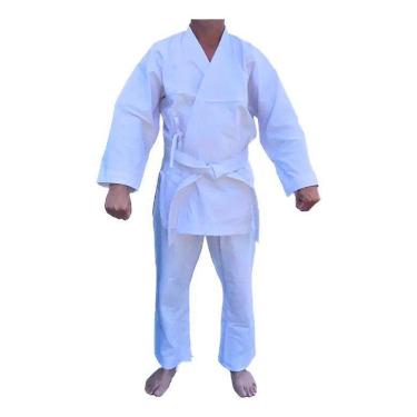 Imagem de Kimono Karatê Adulto Com Faixa Branca-Unissex