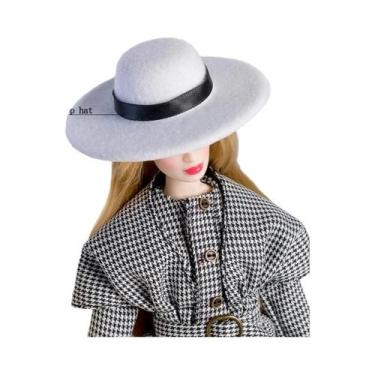 Imagem de Conjunto De Roupas Para Boneca Vestido De Casamento Vermelho Moda Euro