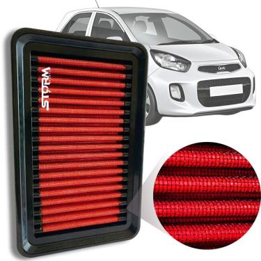 Imagem de Filtro Ar Esportivo Kia Picanto 1.0 12V Flex Ano 2011 A 2018
