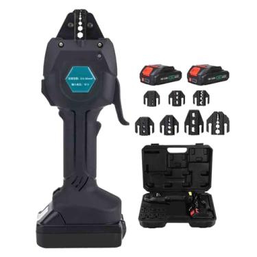 Imagem de CNAOHGHN 16 Kn Alicate De Crimpagem De Terminais De Cabo EléTrico De 18 V Por Bateria, Com 1/2 Bateria E Caixa De Armazenamento, Alcance De Crimpagem De 0,5 A 50 Mm², Crimpagem RáPida De 1,5 S