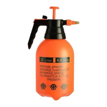 Imagem de IEUDNS Pulverizador de bomba portátil com bico de latão ajustável e alça antiderrapante, pulverizador de água multiuso para regar plantas de gramado, Laranja 2l