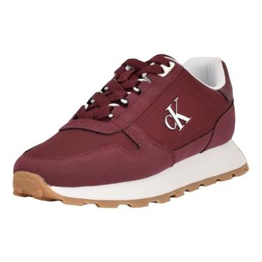 Imagem de Calvin Klein Tênis feminino Taresa, Vermelho escuro/branco 600, 37