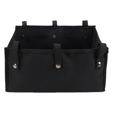 Imagem de Dongawin Walker Bag Sob O Assento Para Andador De Quatro Rodas, Bolsa Organizadora Andador, Armazenamento Andadores Idosos, Acessórios (Médio, Preto)