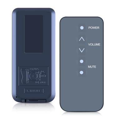 Imagem de WDZP Nova barra de som de substituição de controle remoto adequado para alto-falante ZVOX AccuVoice AV100 Compact TV Soundbar com 6 níveis de aumento de voz