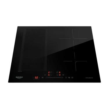 Imagem de Cooktop de Indução Dako Diplomata 4 Bocas Zonas Flexivel Preto - 220v