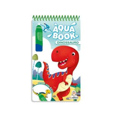 Imagem de Aqua Book - Pinte com água - Dinossauro - Blu Editora