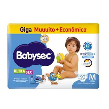Imagem de FRALDA BABYSEC ULTRA GIGA M 92 UNIDADES
