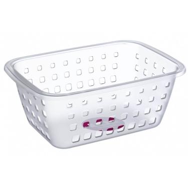 Imagem de Cesto Plástico 3 Litros Cristal - Or52250 - Ordene Cesto Plástico Cristal - Or52250 - Ordene