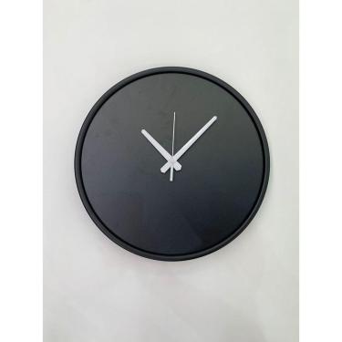 Imagem de Relógio Round Preto Mostrador Preto Ponteiro Branco 40 cm 