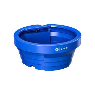 Imagem de Kit 2 Bebedouros para Gado 500L Azul Gplas