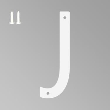 Imagem de Números de casa branca de 15 cm para uso externo, letras de metal para placas externas, letras de endereço de casa de alumínio antiferrugem para porta da frente, escritório e decoração de jardim