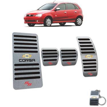 Imagem de Pedaleira Manual Com Descanso Corsa SS 2005 A 2009 Preto