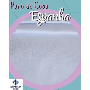 Imagem de Pano de Copa Luxo Espanha Sem Bainha com Faixa para Pintar ou Bordar 5