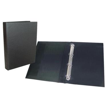 Imagem de Fichário univ c/ 4 argolas 316 Preto ACP