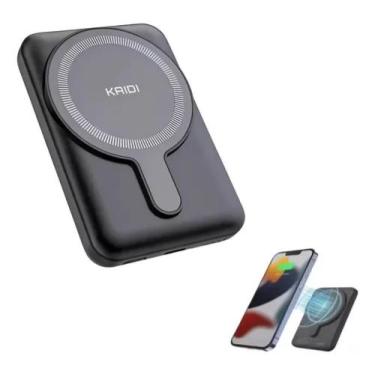 Imagem de Mini Power Bank Carga Rápida Sem Fio 5000 Mah Knc-8885 USB-C - Kaid